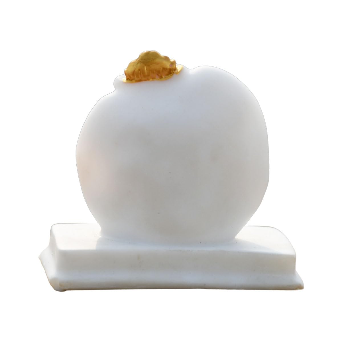 Saugat Traders Ganesh Idol For Card Dashboard - White Ganesha Statue - Small Ganesh Idol Murti Ganesh Ji For Good Luck Gifts